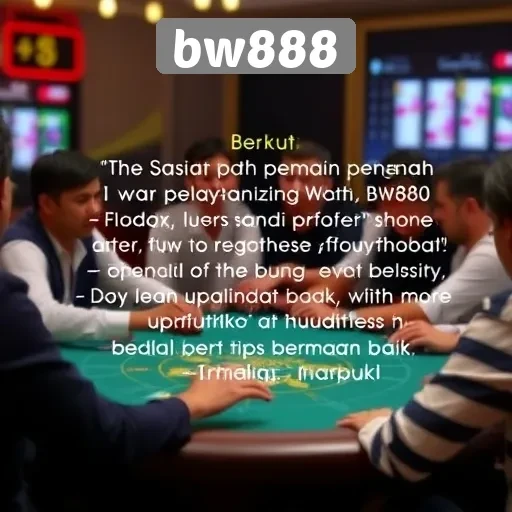 Pendapat pemain tentang pelayanan di situs bw888